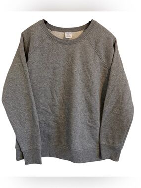 Time and Tru Classic Women’s Crewneck Sweatshirt - Gray Size Medium